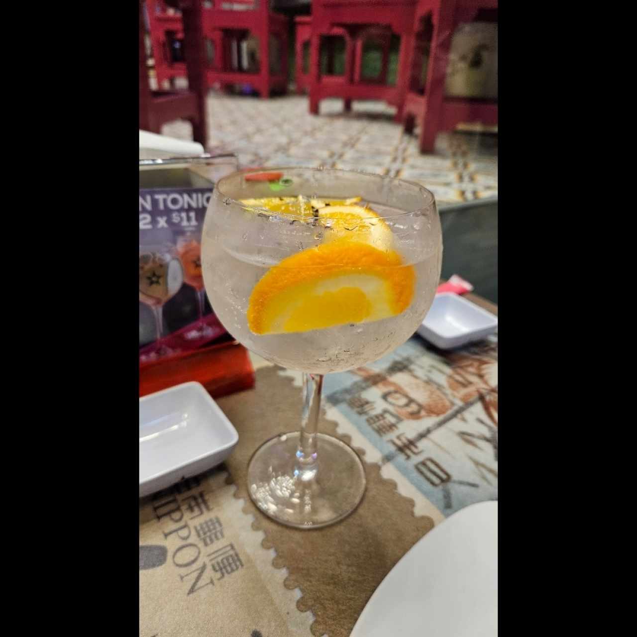 gin tonic naranja