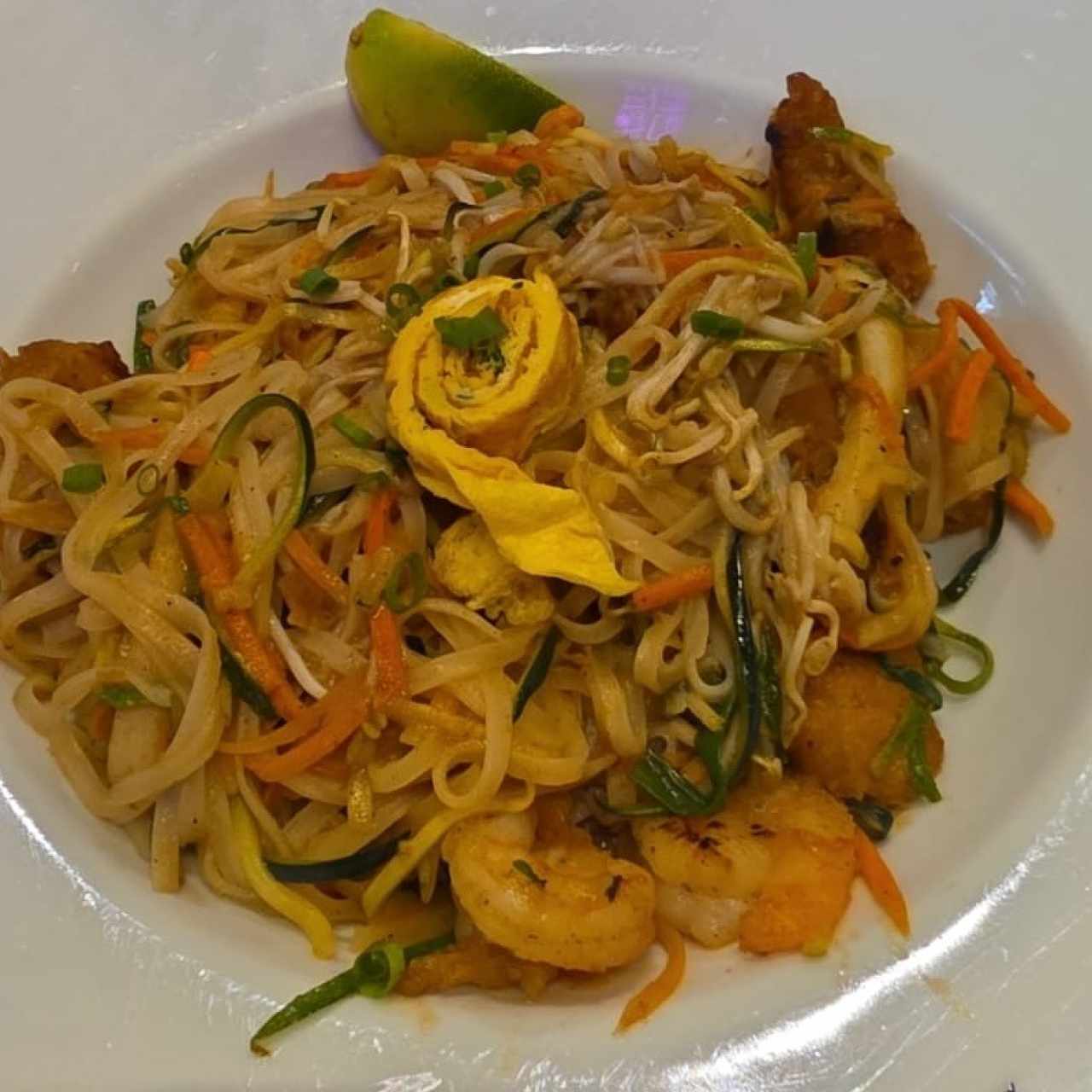 Phad Thai de Mariscos