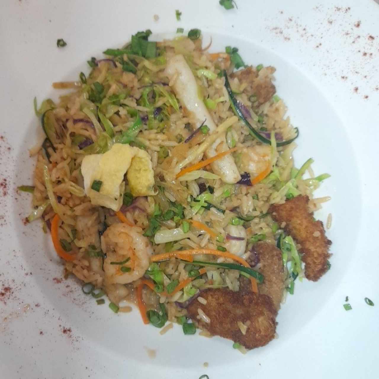 Nasi Goreng de Mariscos