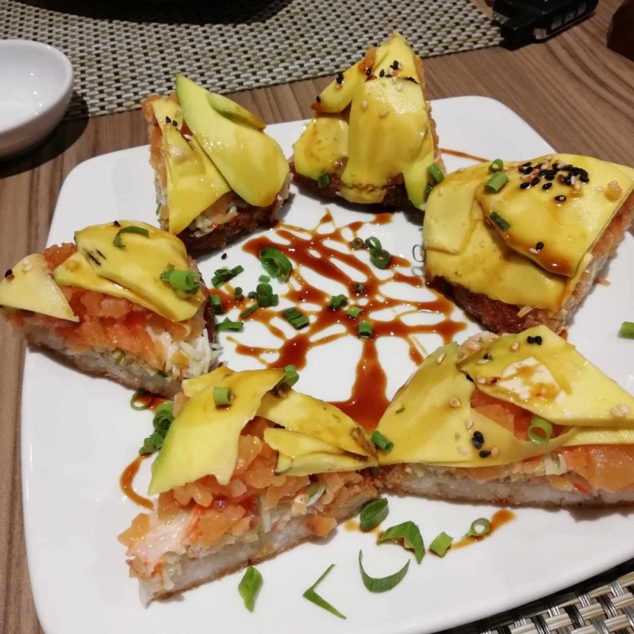 Pizza de salmón