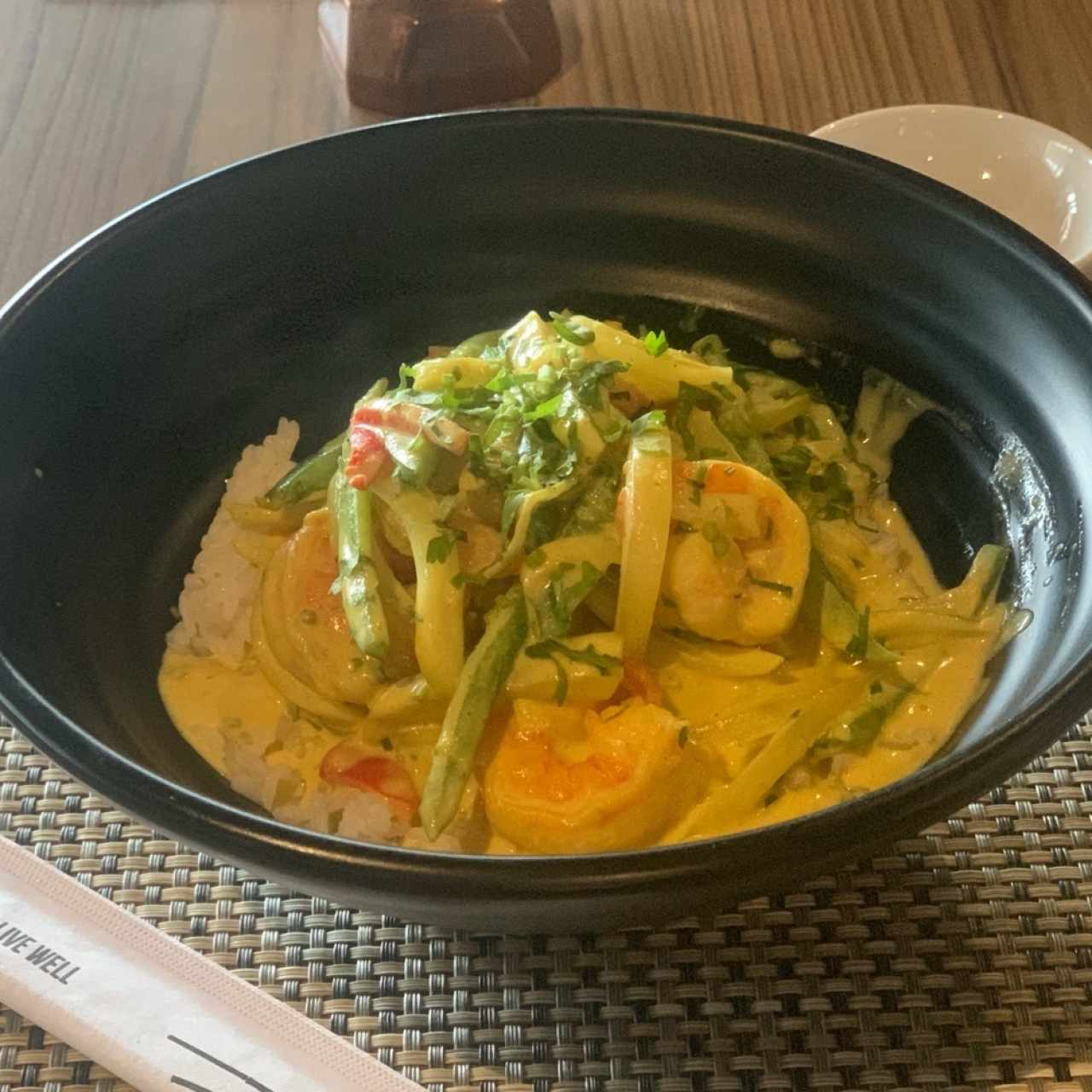 camarones al curry