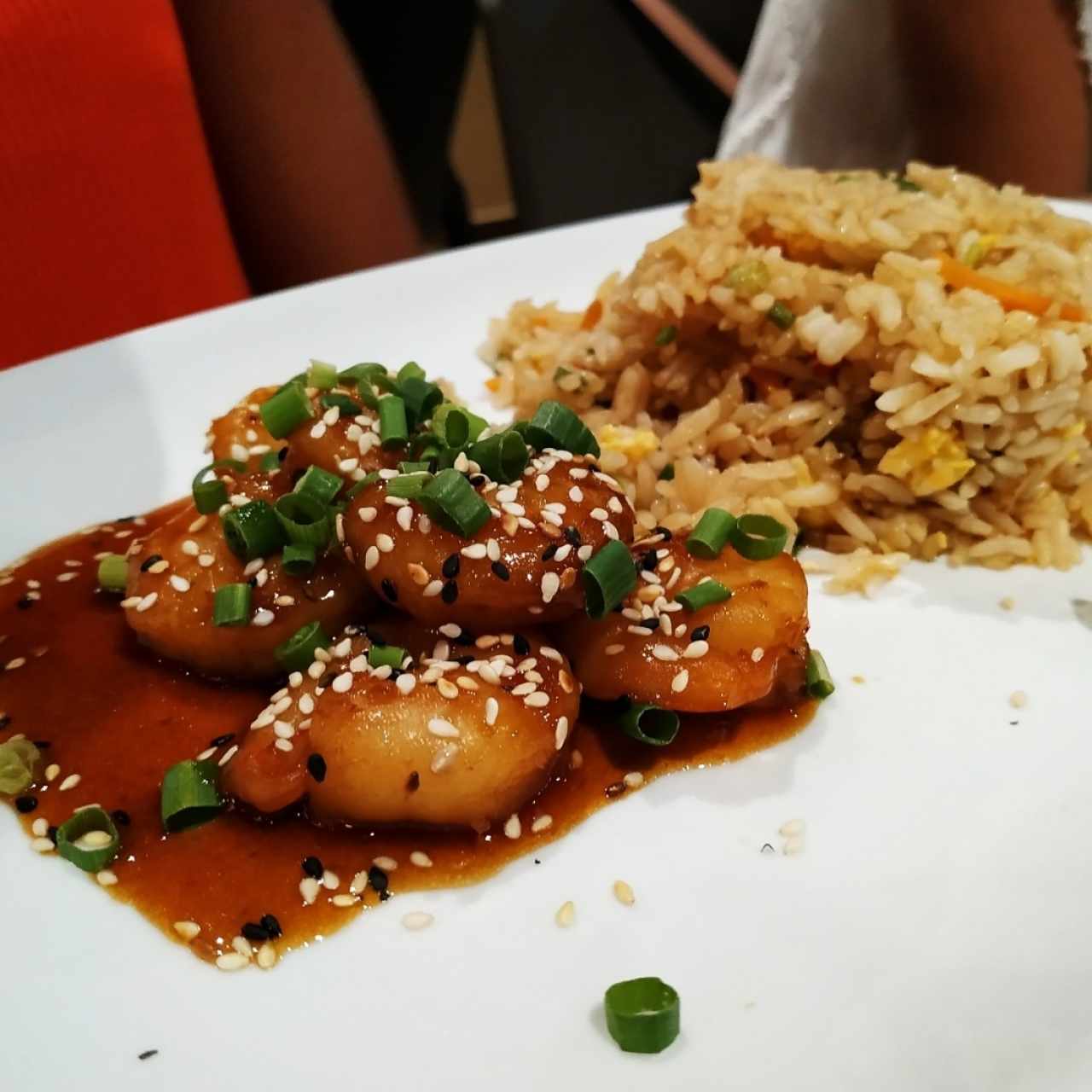Camarón con arroz