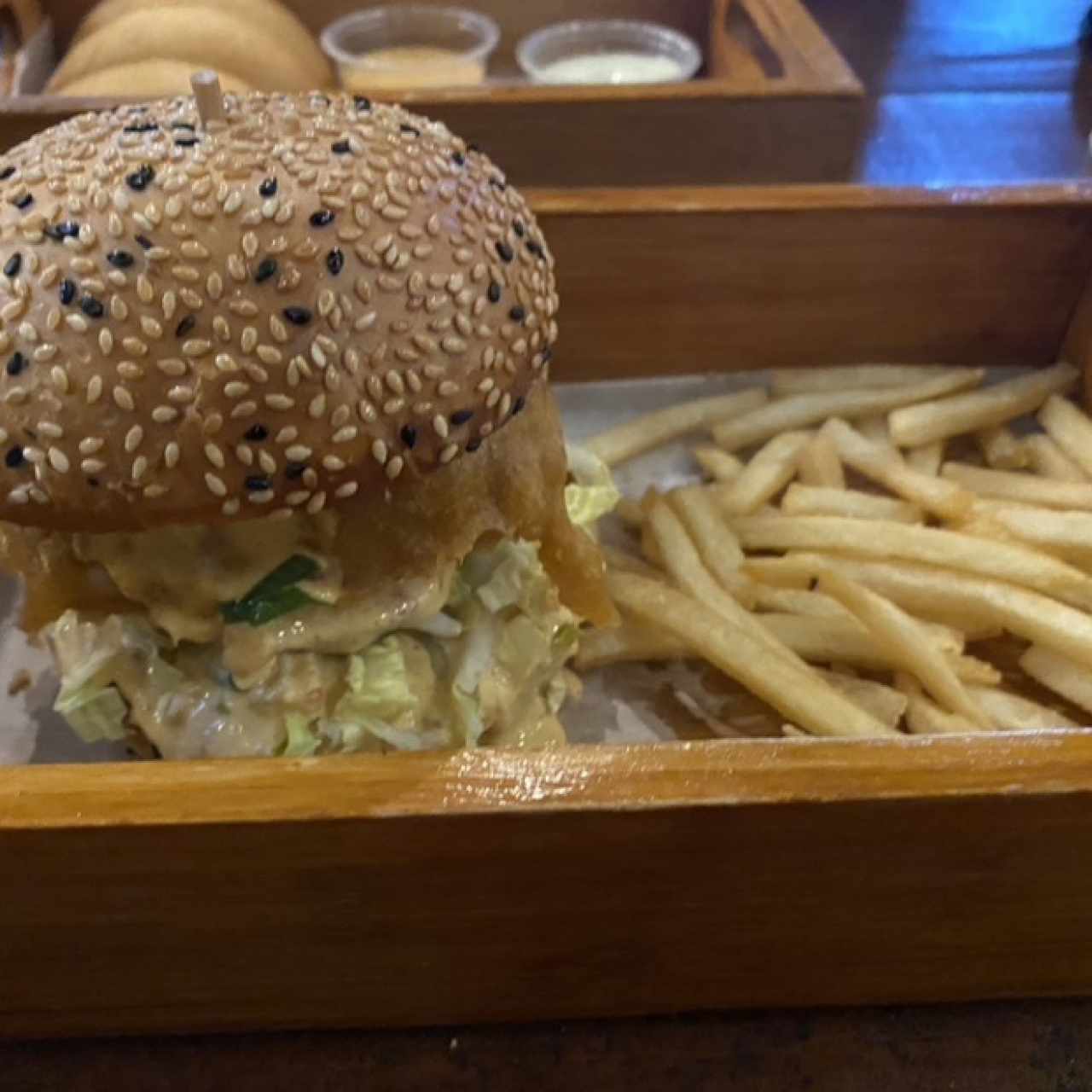 Hamburguesa de pescado 