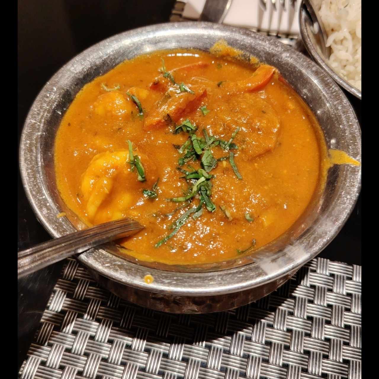Shrimp tikka masala