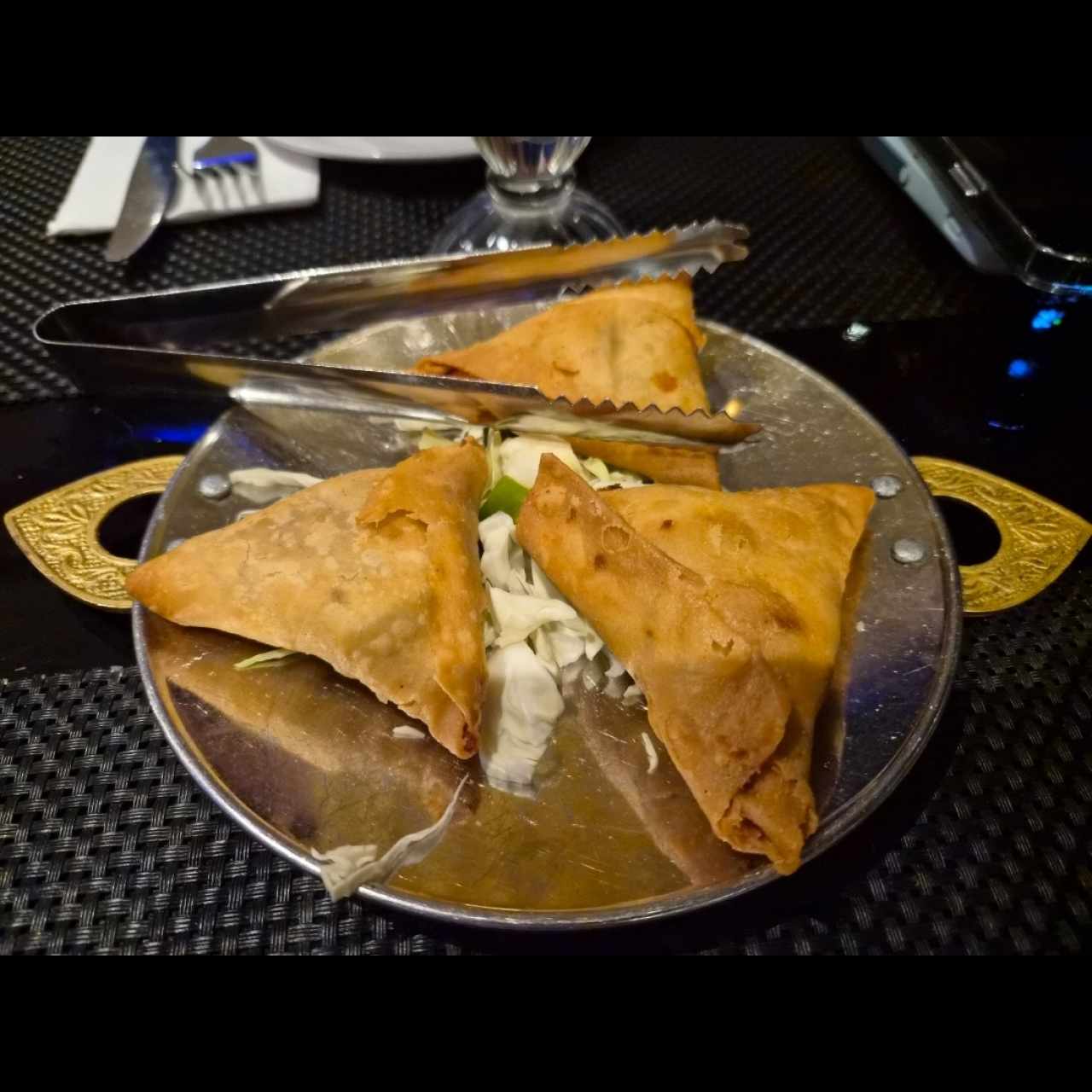 Entradas Vegetarianas - SAMOSA CHAT