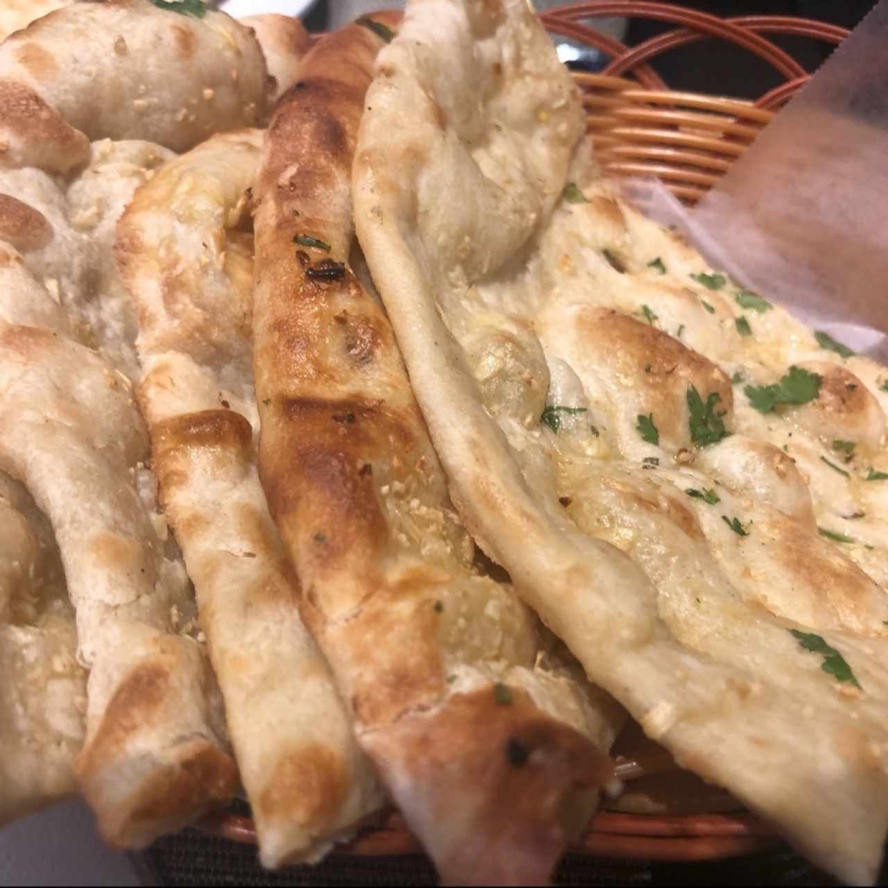 Garlic naan