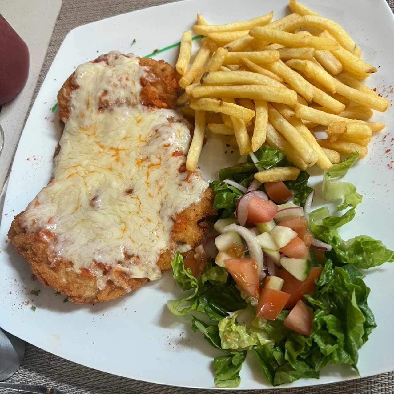 Pollo a la parmesana 