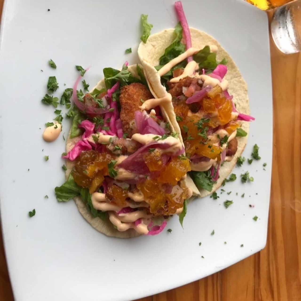 Entradas - Fish tacos
