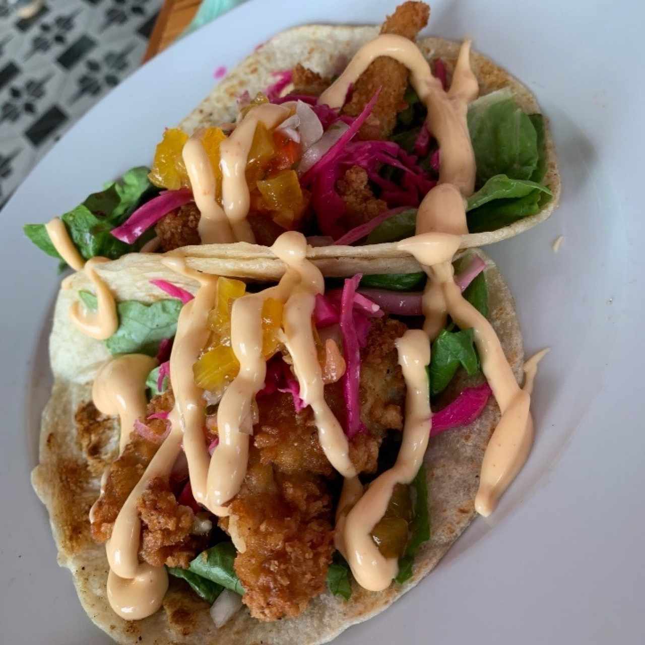 Entradas - Fish tacos