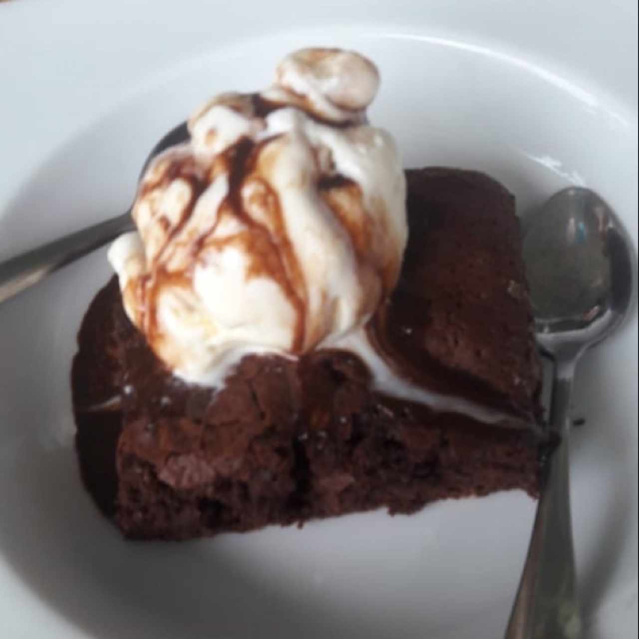 Postres - Fudge brownie