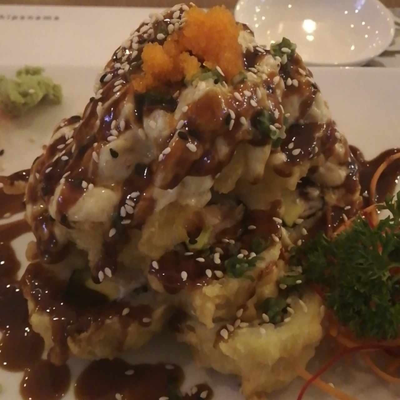 Volcando sushi