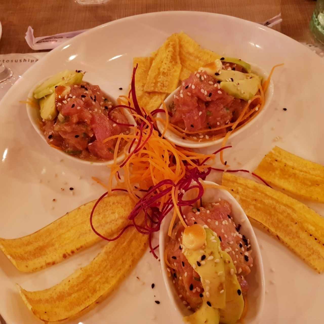 Entradas/Carpaccio - Tartare de Atún