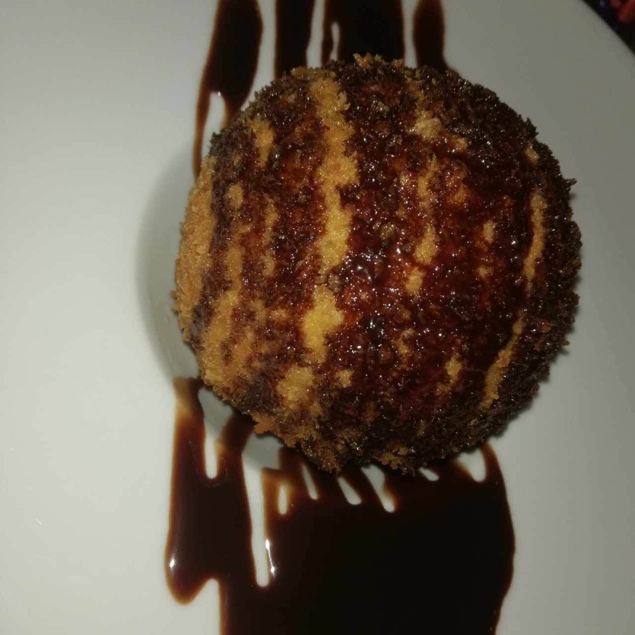 Helado frito