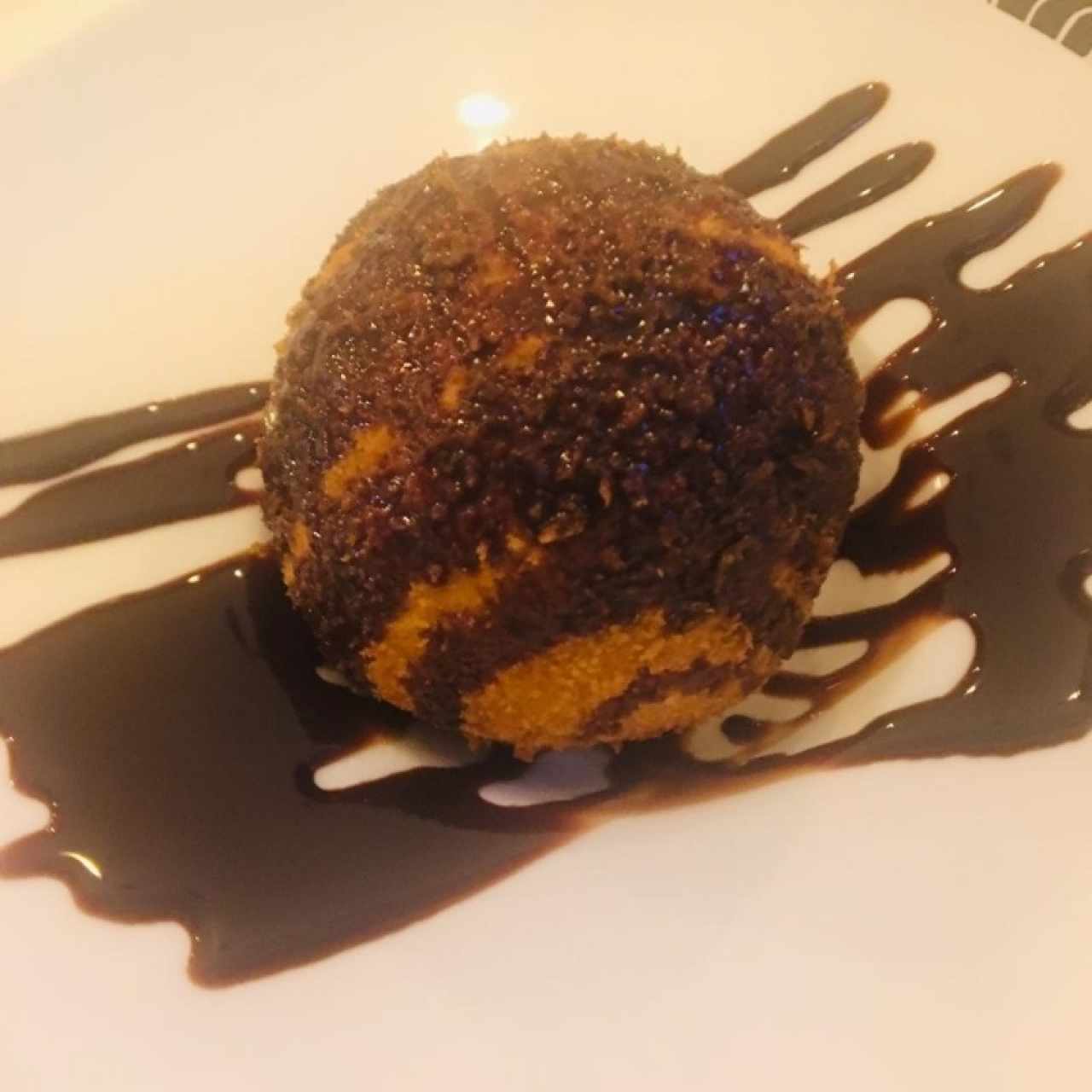 helado frito