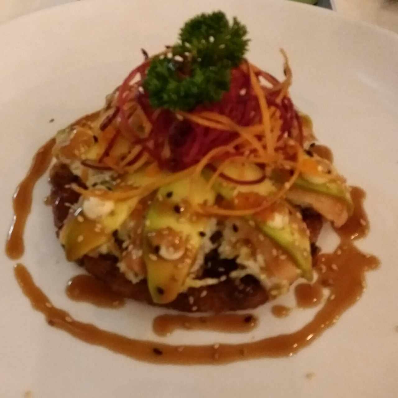 ENTRADAS - Sushi pizza