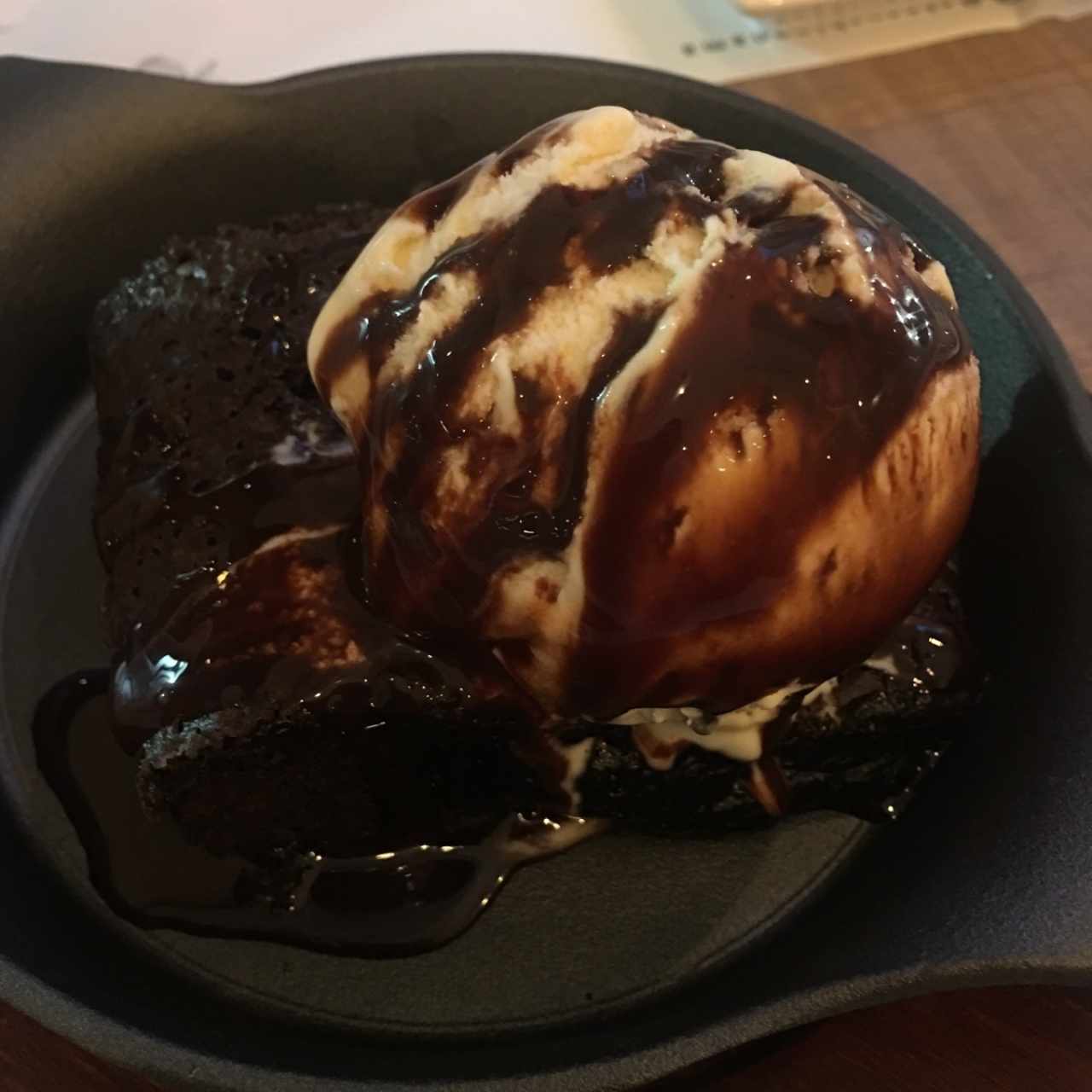 Brownie & Vainilla Ice Cream