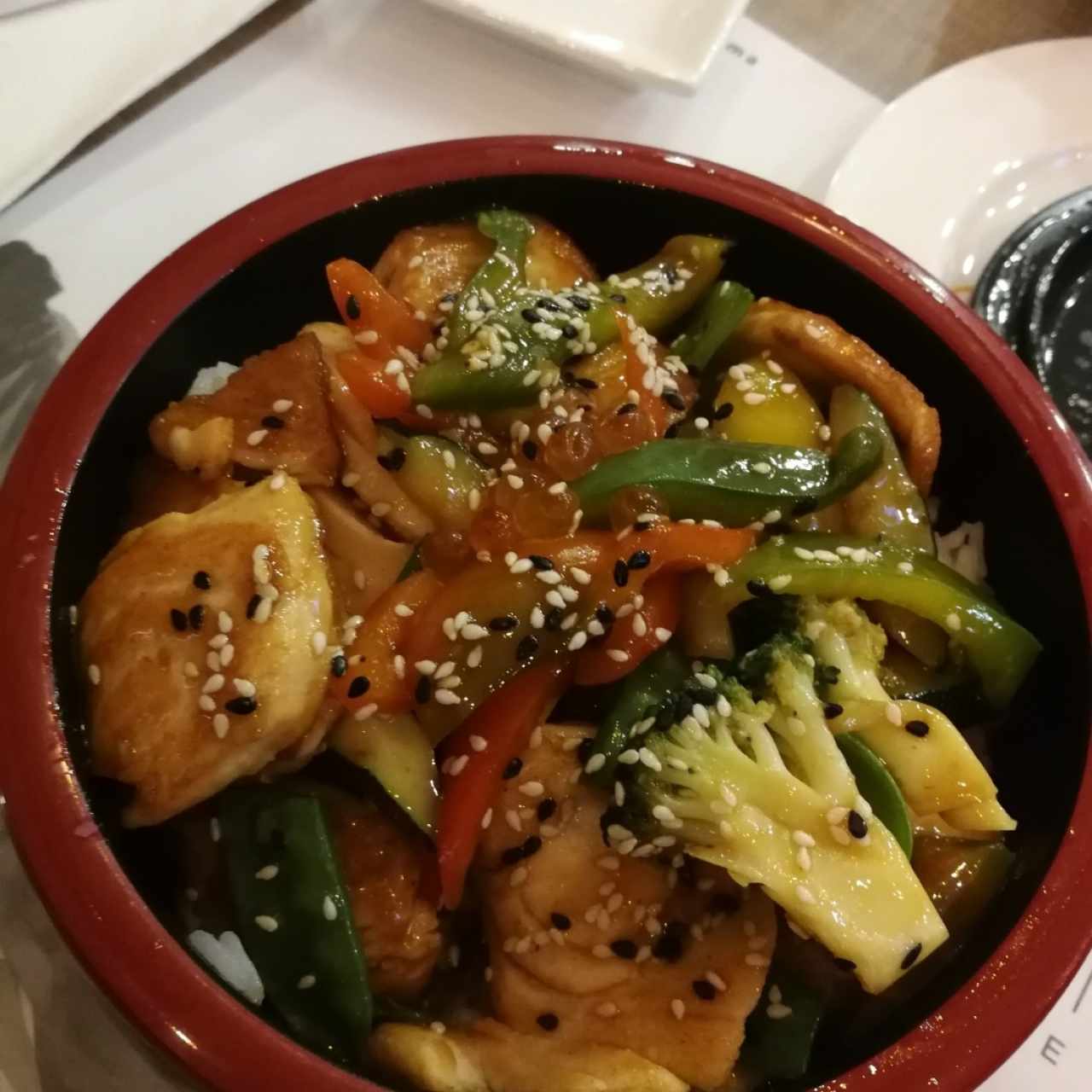 Arroz - Sake Ikura Don