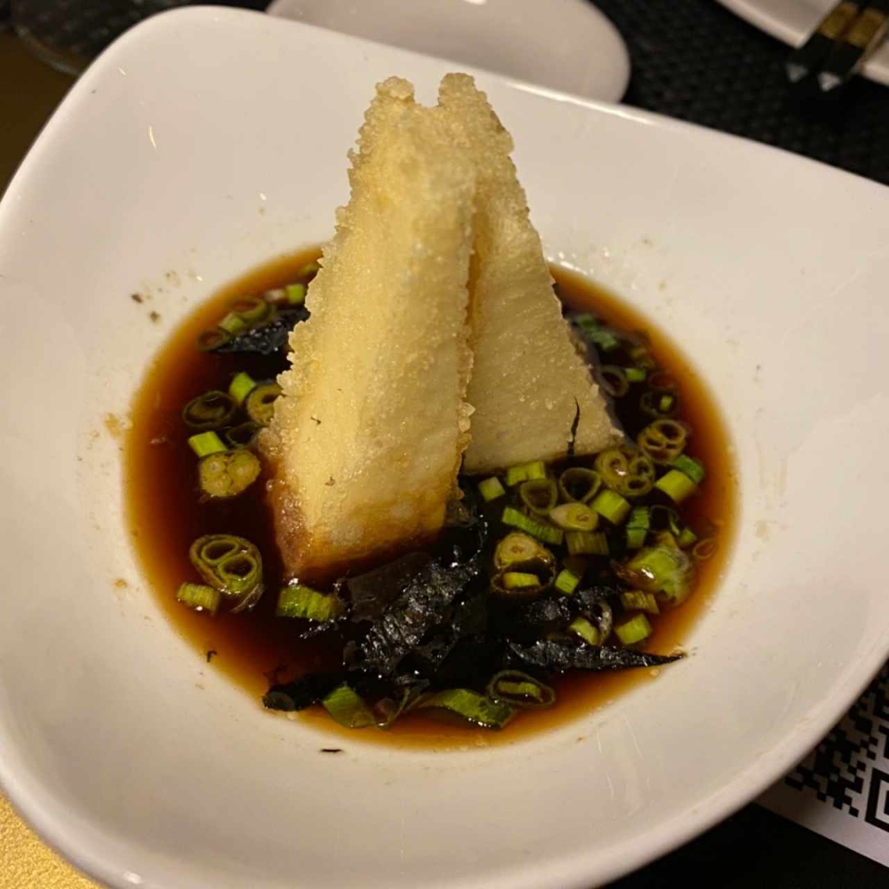 Tofu frito 