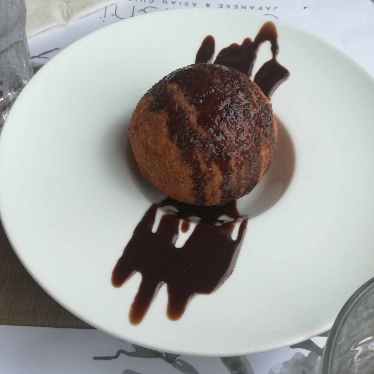 Helado frito