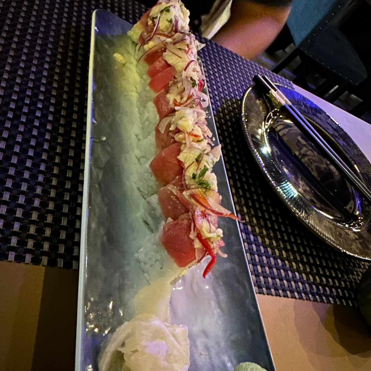Citrus tuna roll