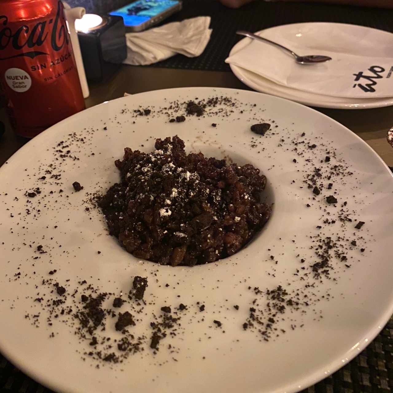 risotto de oreo y nutella 
