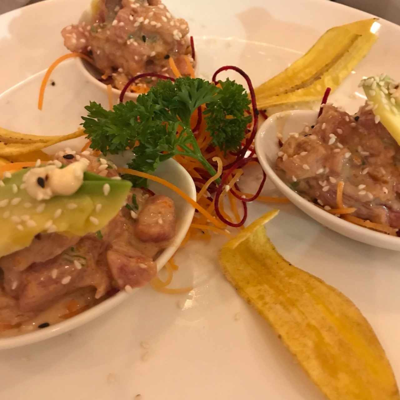 Entradas/Carpaccio - Tartare de Atún