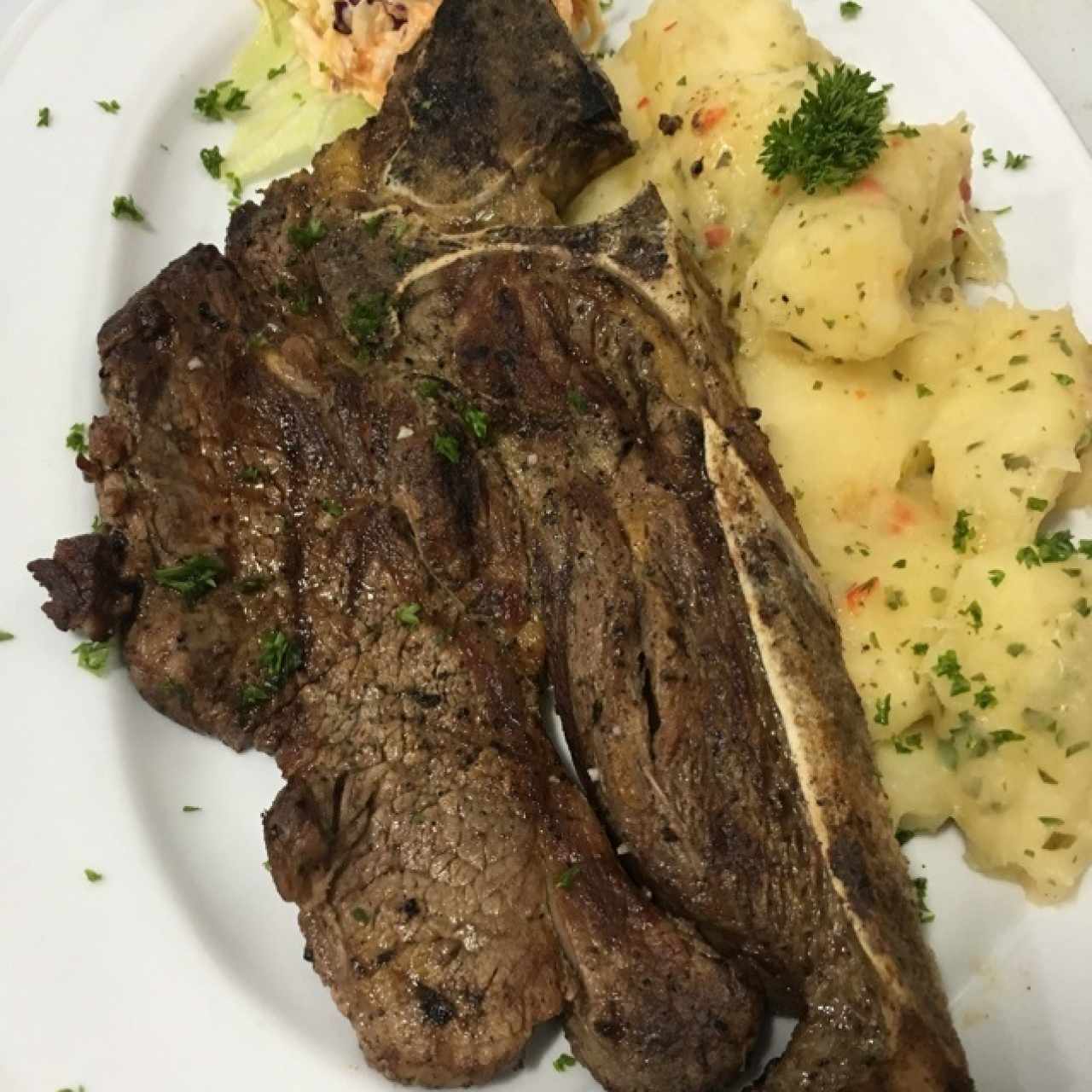 Churrasco con Yuca al mojo
