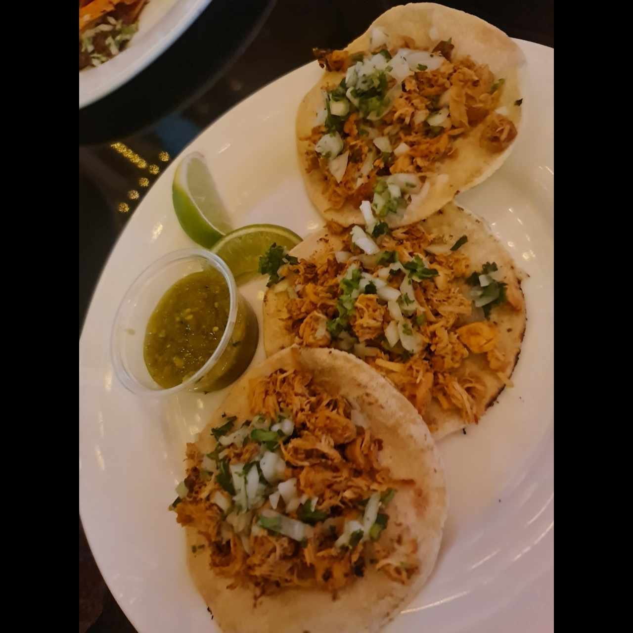 tacos de pollo
