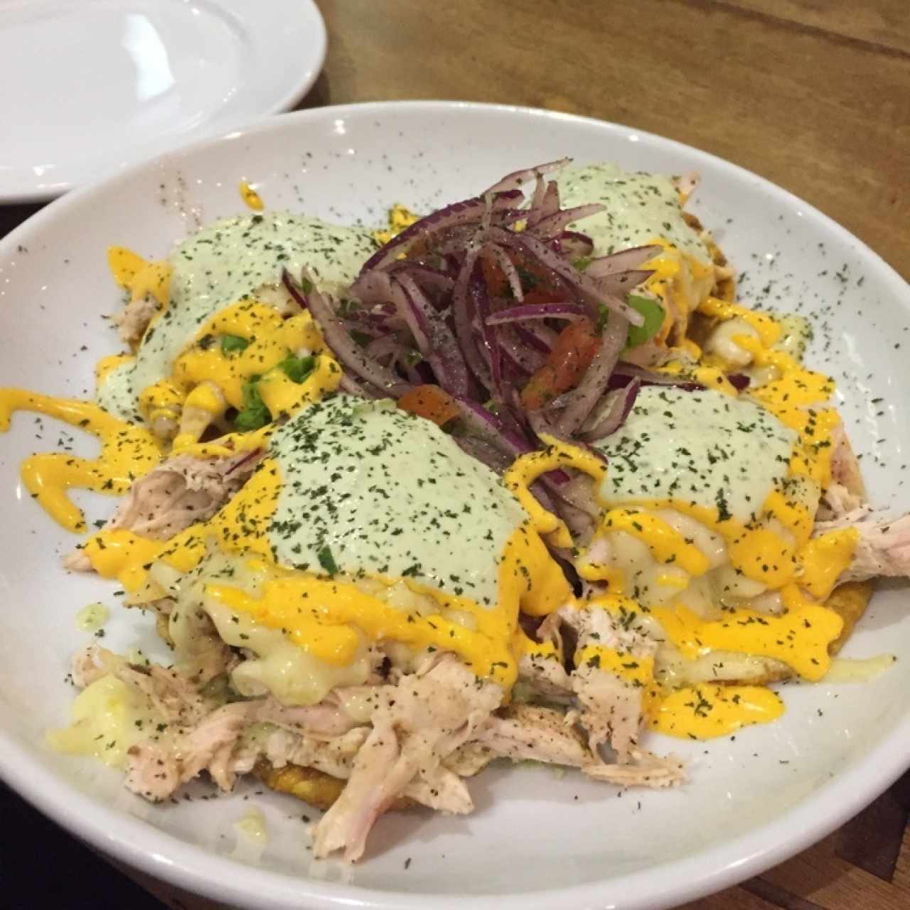 patacones de pollo