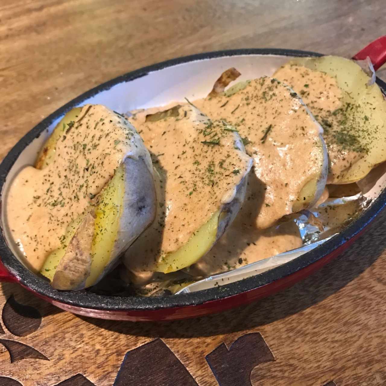 Papas de entrada