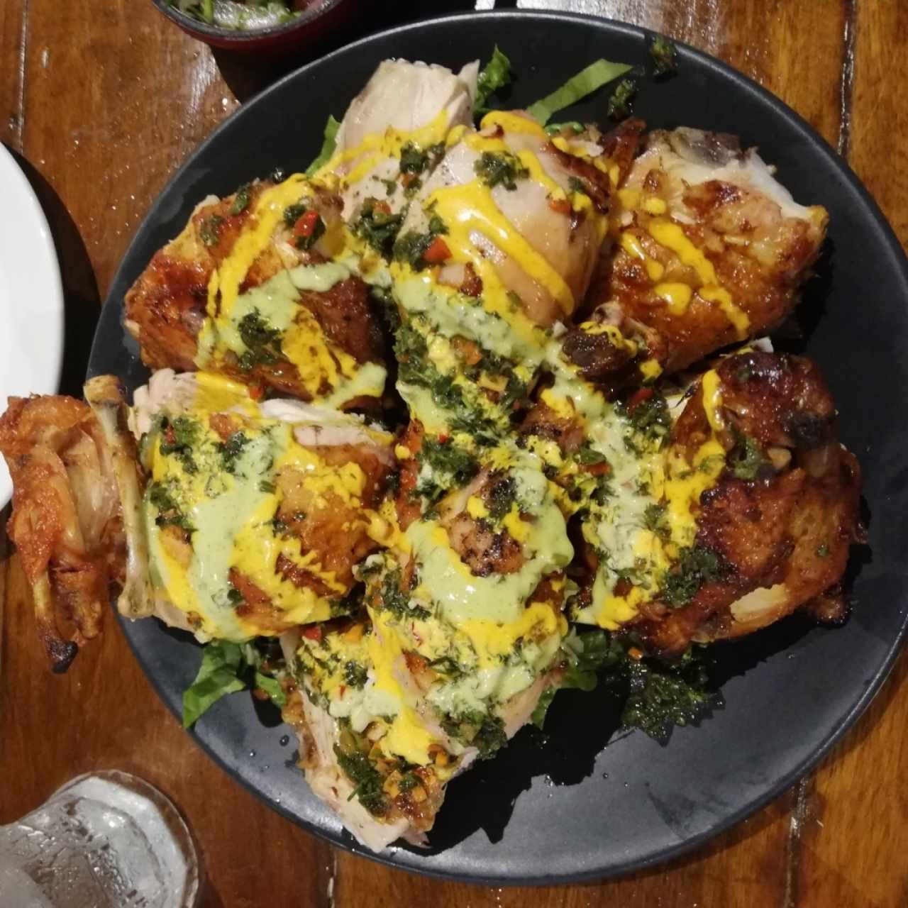 Pollo asado estilo peruano