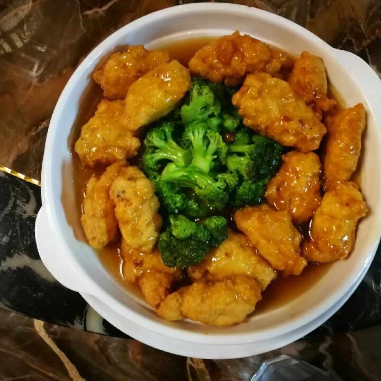 Tofu con pescado