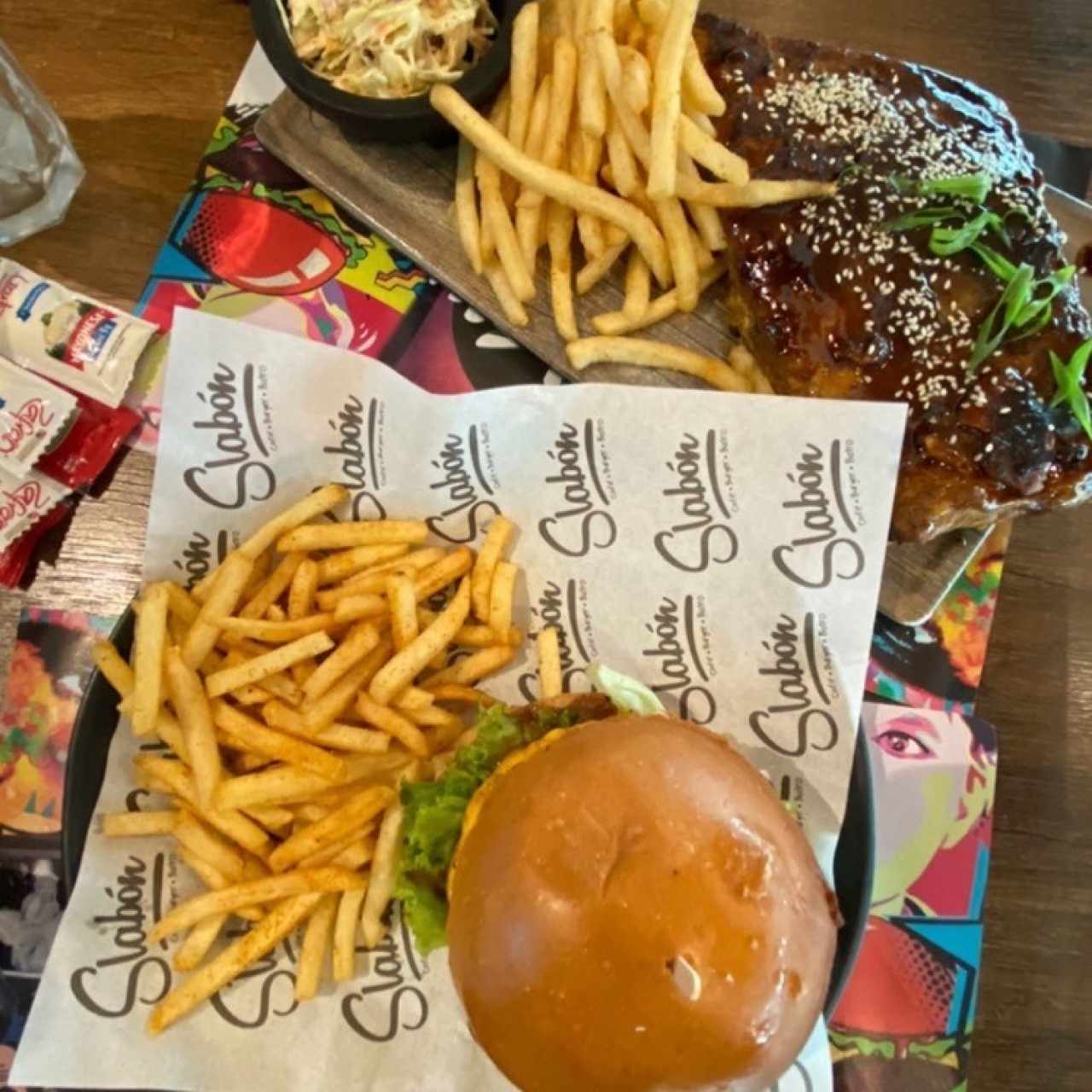 The Old School Burger