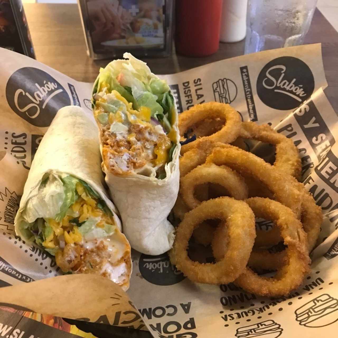 wrap de pollo