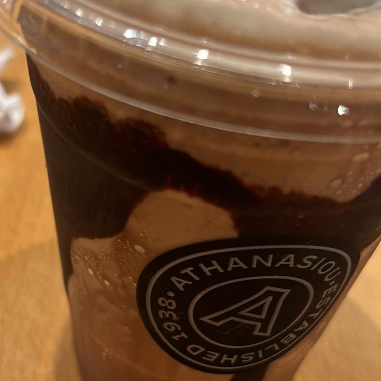Frappe chocolate con café 