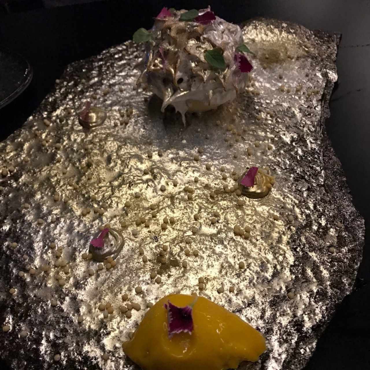 Helado flameado