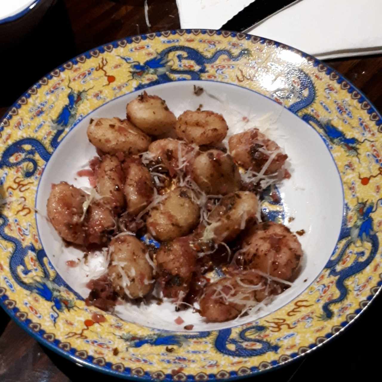Ñoquis fritos 