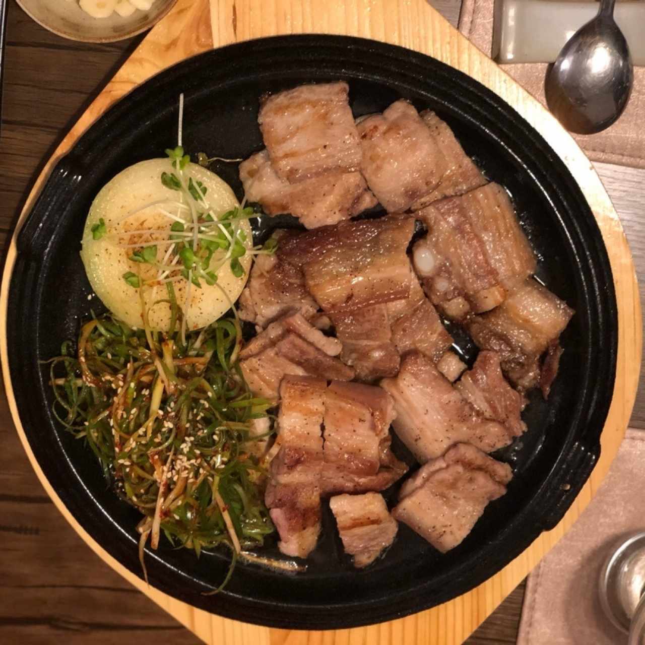 samgyupsal (kbbq costillas de puerco)