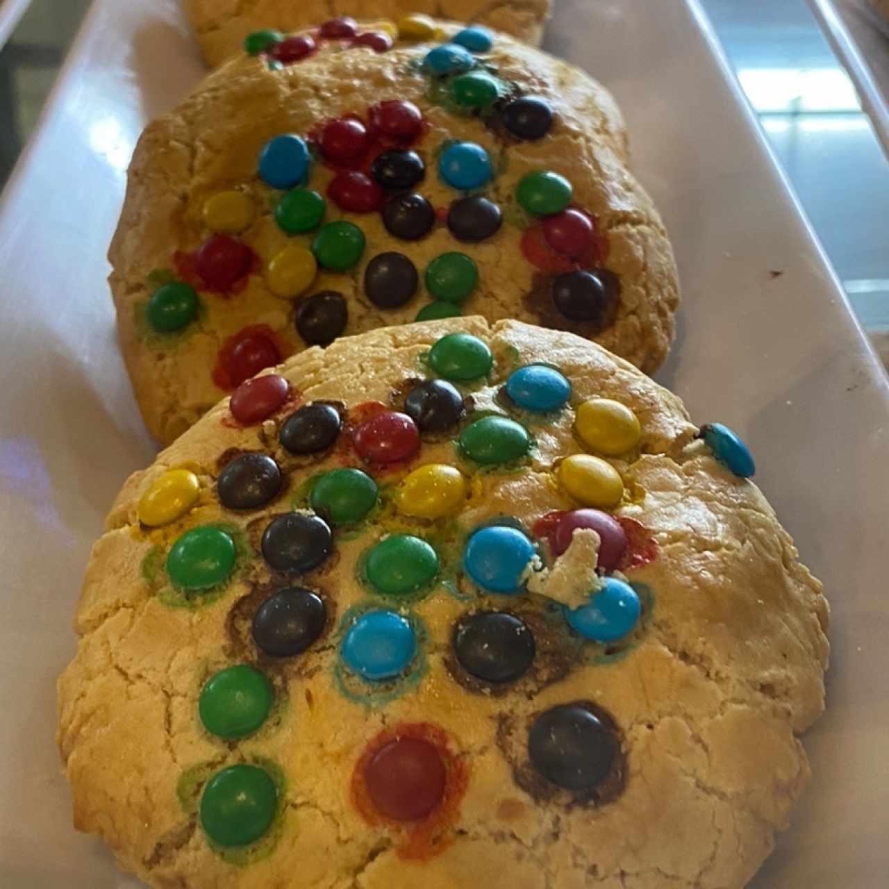 Galletas con m&m