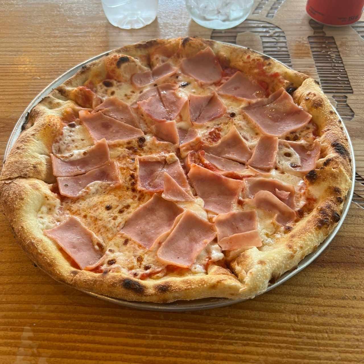 Pizza de jamón 