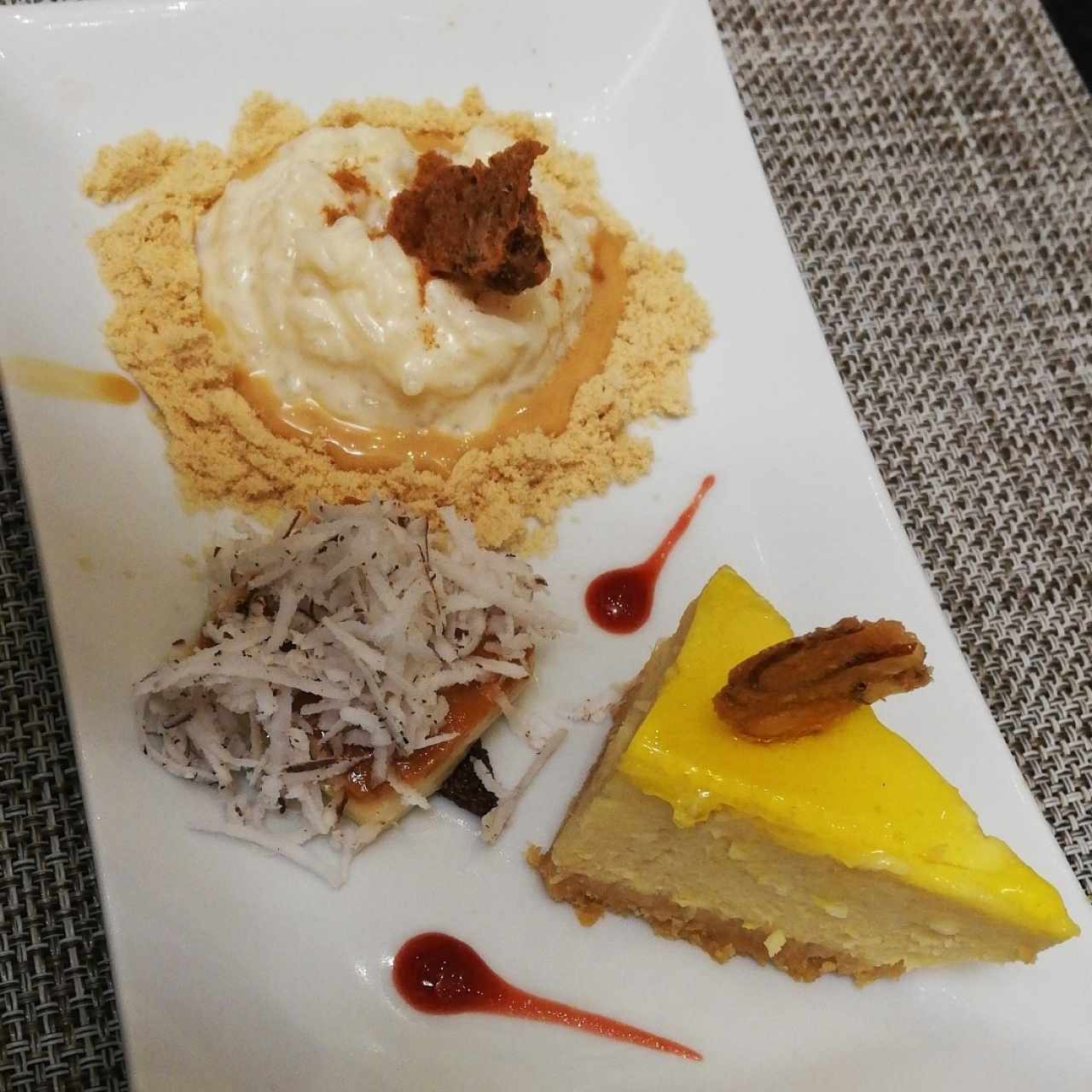 Tabla de postres.