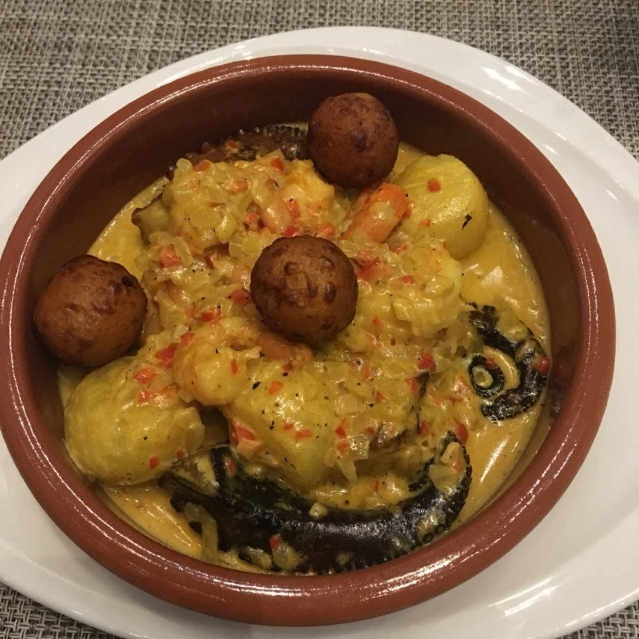 pulpo a la caribeña