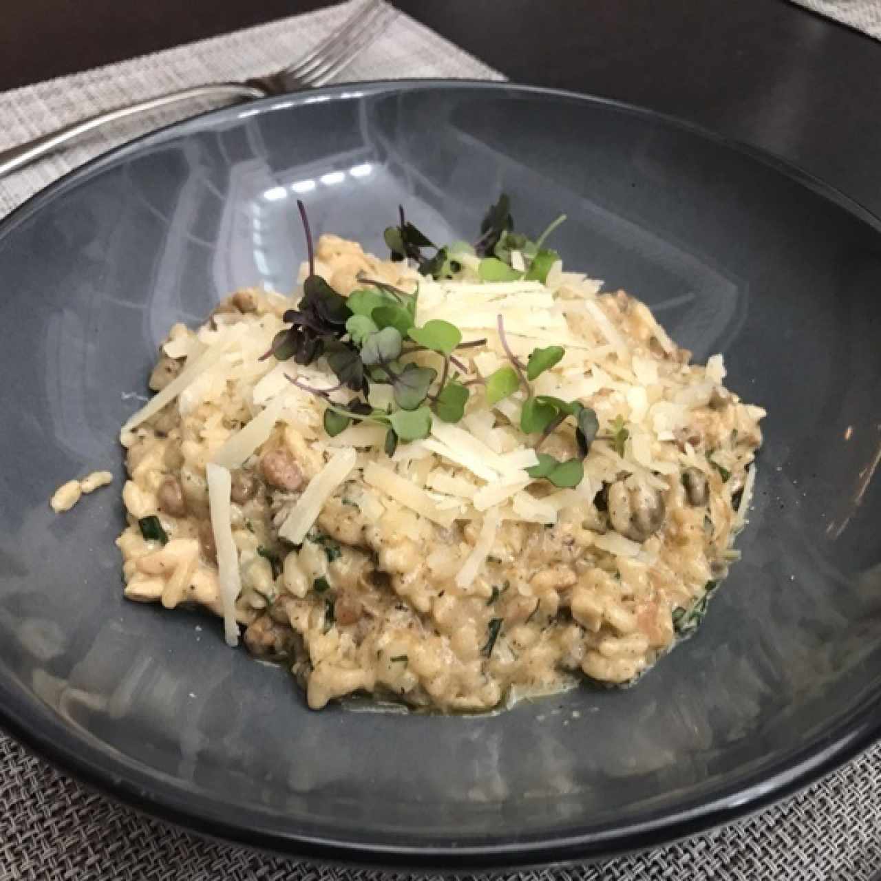 risotto de guandu y pollo