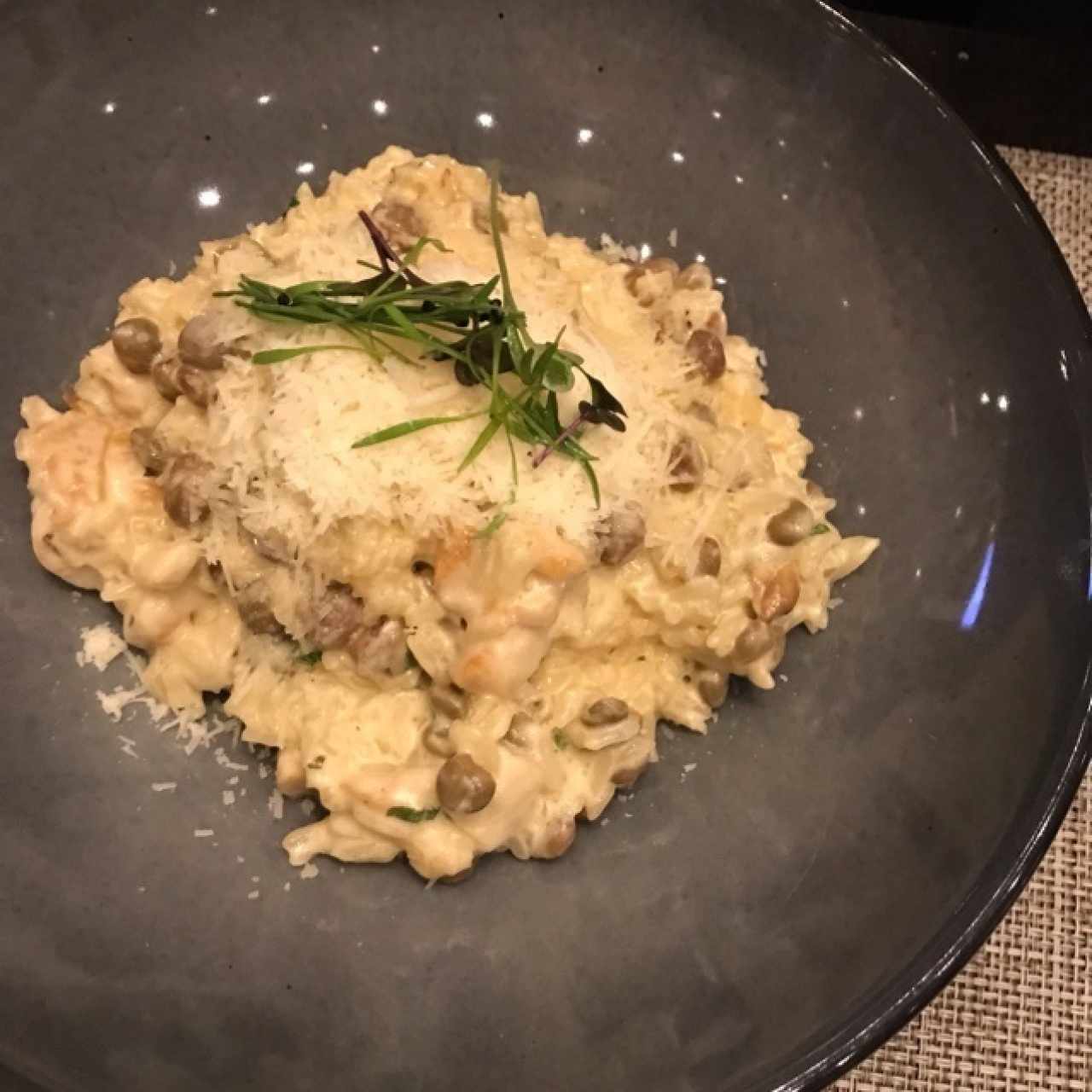 rissotto de guandú y pollo