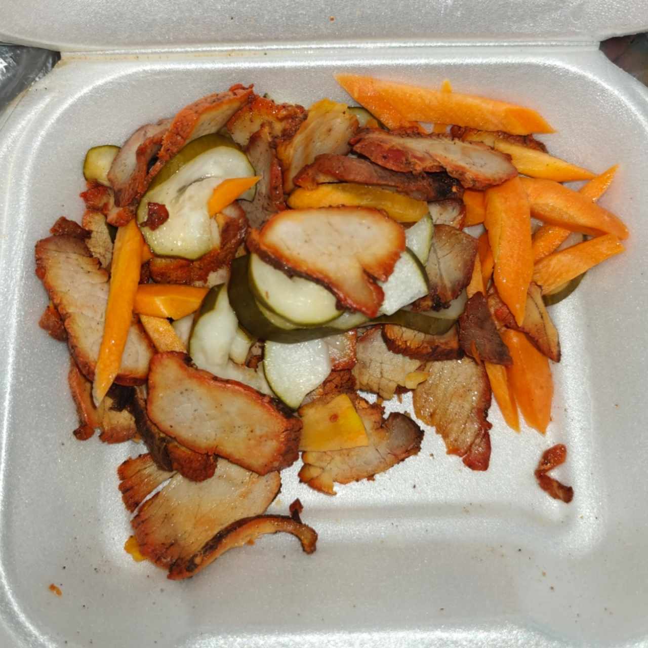 Menú rápido - Puerco asado