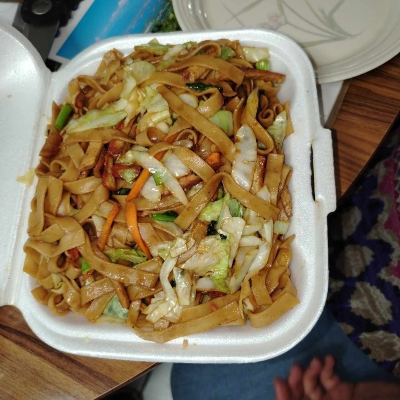 Fideo puerco asado 