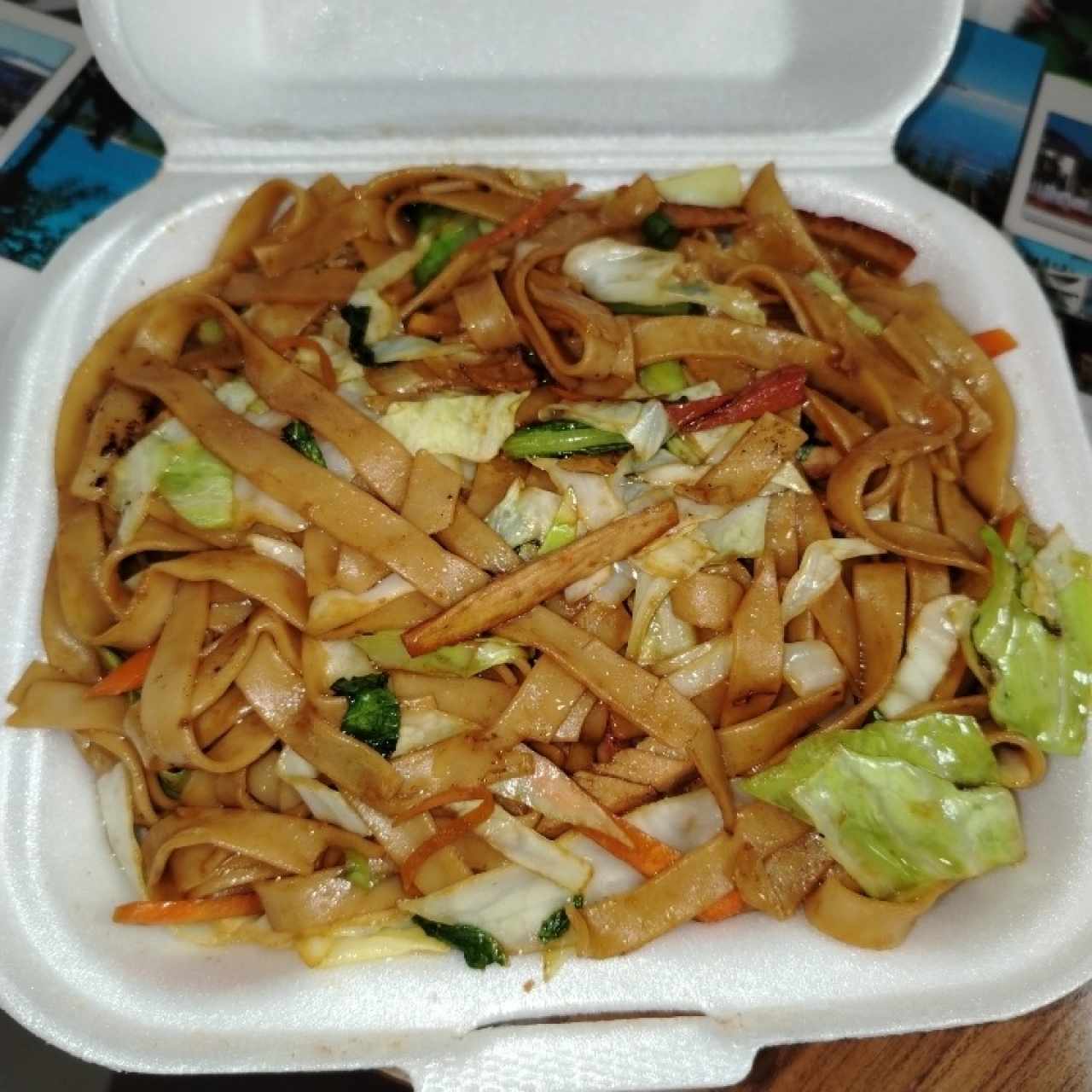 Fideo puerco asado 