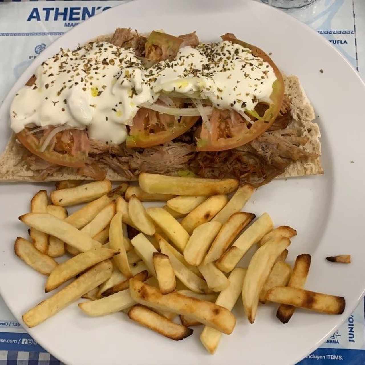 Pitapantufla con pernil 