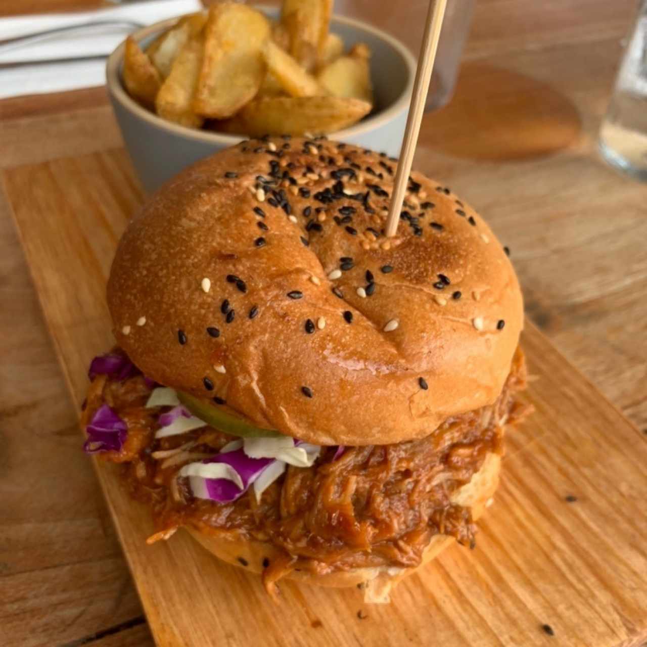 pulled pork sandwich