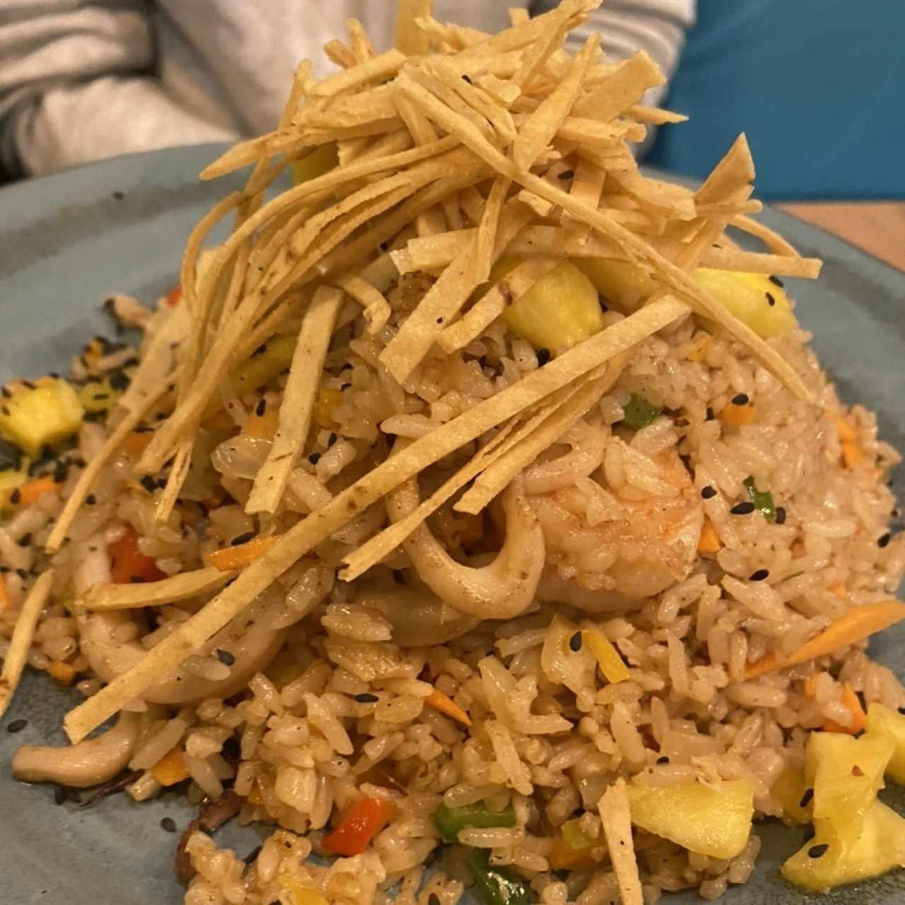 Arroz Chaufa con Mariscos
